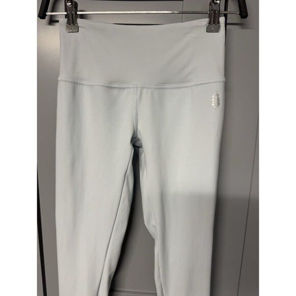 Free People Movement Leggings XS Blue Revelation Cutout Yoga Athletic High Waist - Picture 5 of 9